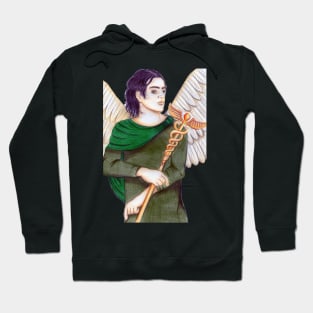 Archangel Raphael the Healer- Deep Purple Hoodie